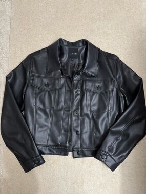 Joe’s faux leather jacket